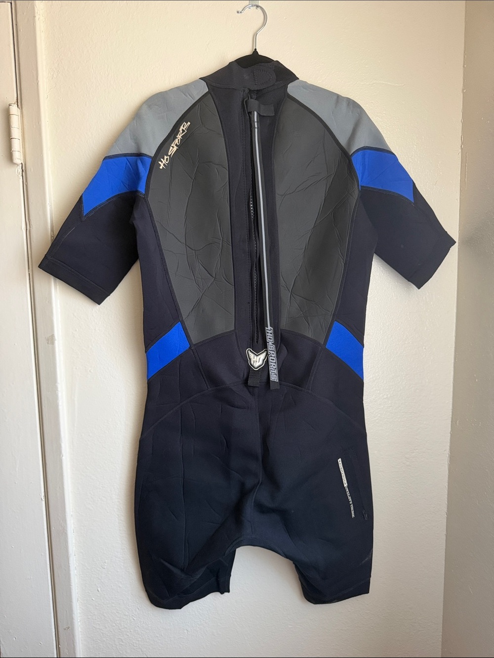 Wetsuit XL - HO Sports Men’s Short Sleeve Black & Blue
